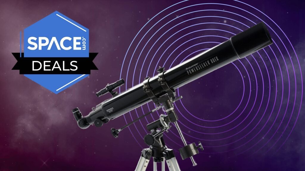 Enjoy the partial lunar eclipse with 25% off this beginner-friendly Celestron telescope